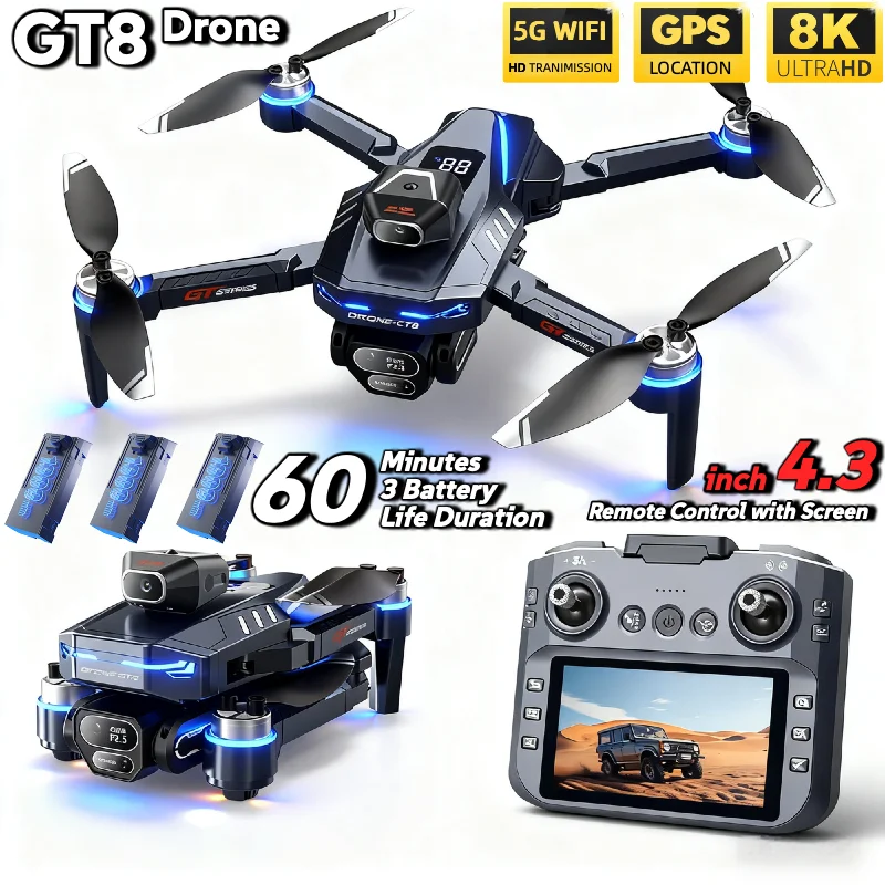 Drone Thermal Imaging - HOT For LSRC GT8 Drone 4K