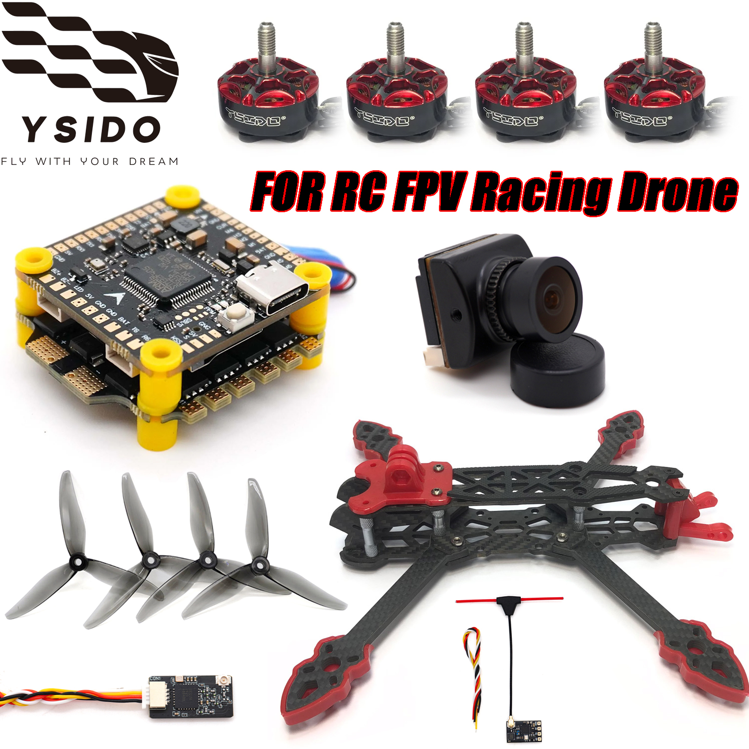 Drone Cinematic - Mark4 5inch Frame Kit F405 V3