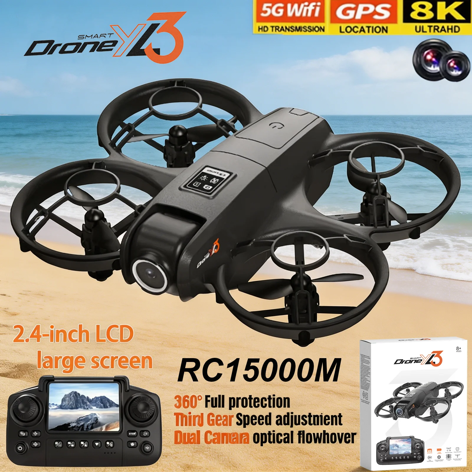 Drone Lidar - New YL3 RC Drone 8K 1080P
