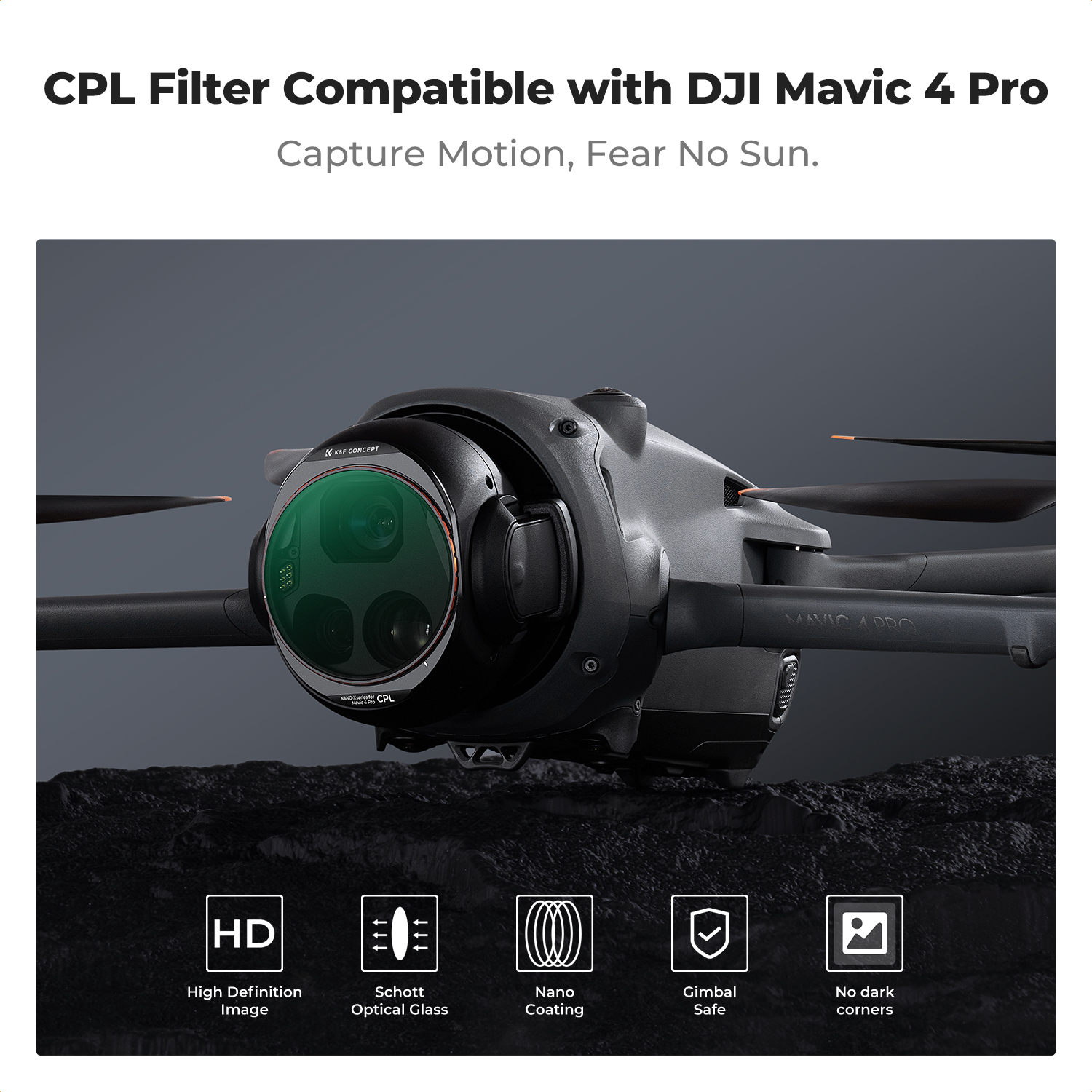 K&F CONCEPT Upgrade Circular P - Drone Ndvi avis et prix