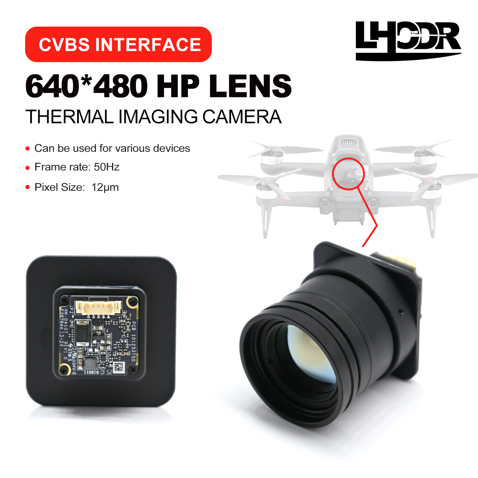30mm 640x480 pix Drone thermal - Drone Cinematic avis et prix