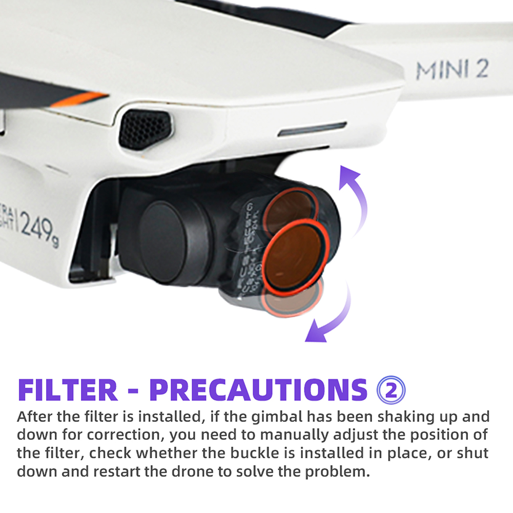 DJI Mini 2 Camera Lens Filter  - Drone Ndvi avis et prix