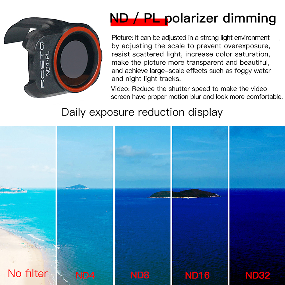 DJI Mini 2 Camera Lens Filter  - Drone Ndvi avis et prix