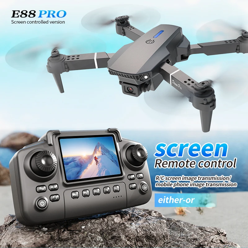 Professional E88 PRO Drone wit - Drone Lidar avis et prix