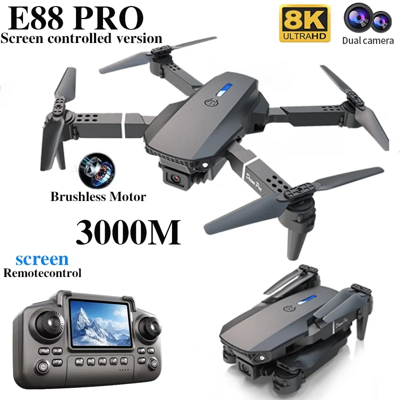 Professional E88 PRO Drone wit - Drone Lidar avis et prix