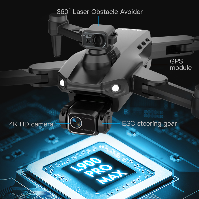 L900 Pro SE MAX GPS Drone 4K P - Drone Lidar avis et prix