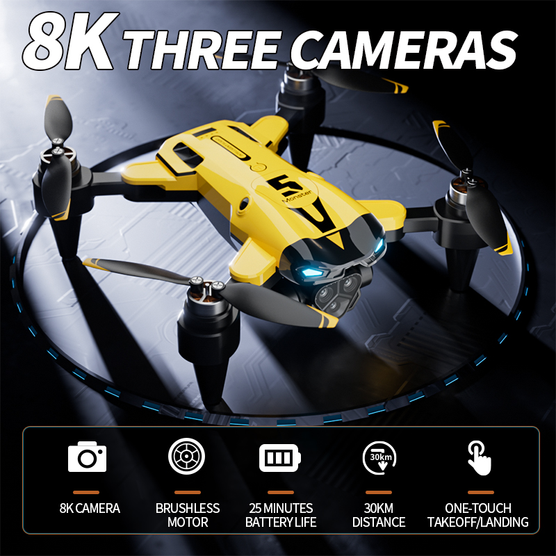 Brushless RC Drone 8K Triple C - Drone Cinematic avis et prix