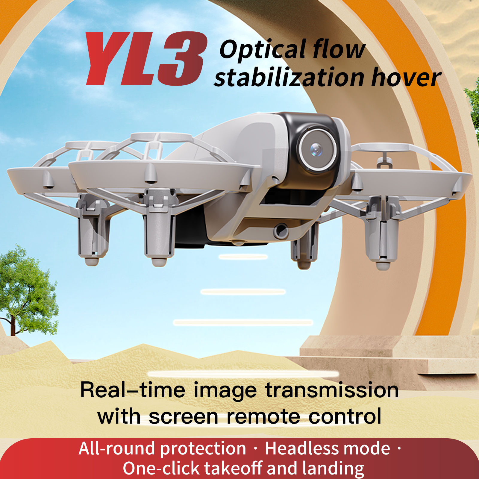 YL3 Remote-Controlled Drone wi - Drone Cinematic avis et prix