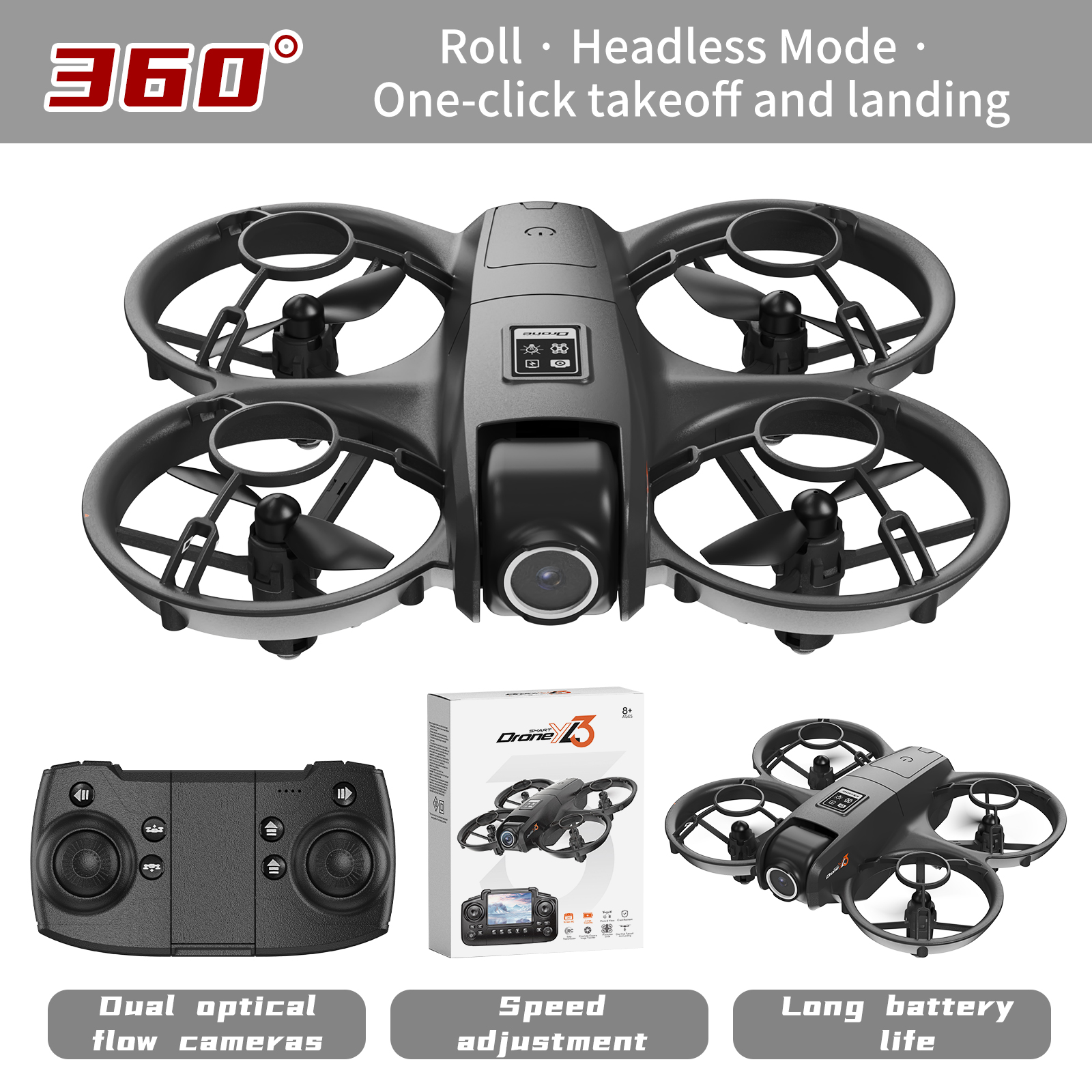 YL3 Remote-Controlled Drone wi - Drone Cinematic avis et prix